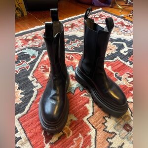 All Saints Alex lug sole Chelsea boots, new without box.